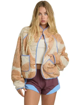 Forro polar de mujer Dawney Snap Up - Billabong - FashionsVida