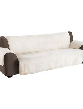 K&N Schurwolle Sofaschoner 2 beige