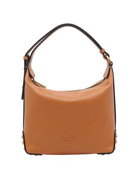 Mini borsa a secchiello in pelle