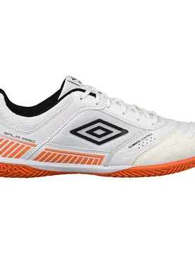 Chaussures De Futsal Sala Ii Pro In White / Black / Scarlet Ibis EU 45