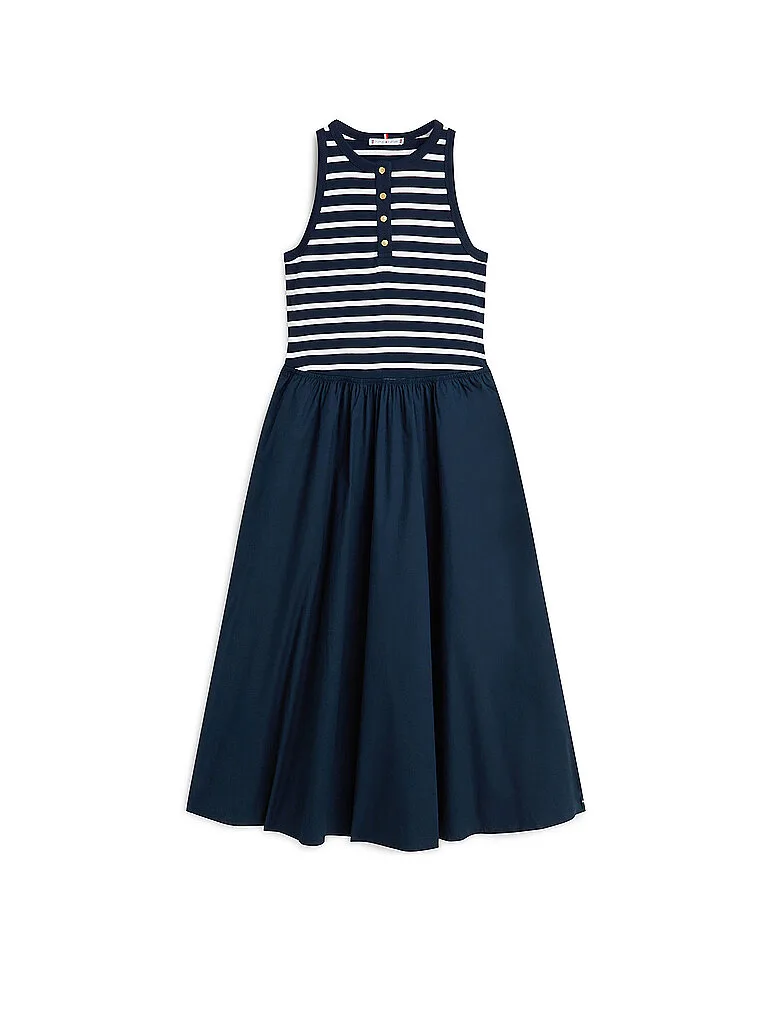 Midikleid azul oscuro M - Tommy hilfiger - FashionsVida