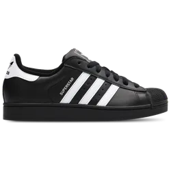 Superstar Herren Sneaker - Schwarz - Größe 45 1/3 - Leder Black 45 1/3
