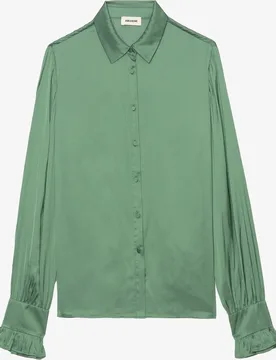 Zadig & Voltaire - Camisa de satén de mujer de manga larga - Zadig & Voltaire - FashionsVida