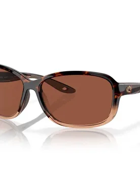 Lunettes De Soleil Polarisées Seadrift Shiny Tortoise Fade 9 Copper 580P/CAT2 unisex - Costa - FashionsVida