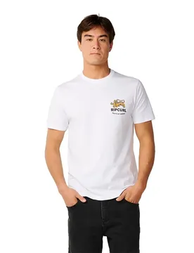 T-shirt à Manches Courtes Streamline Animal White M