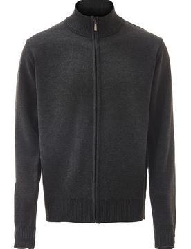Mozzaar Cárdigan gris oscuro