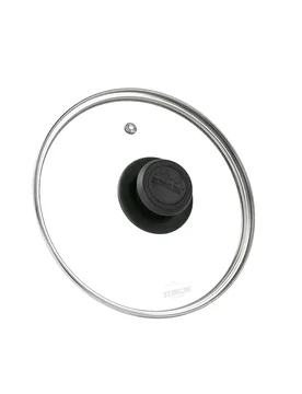 ® Glasdeckel 20 cm Schwarz - STONELINE - FashionsVida