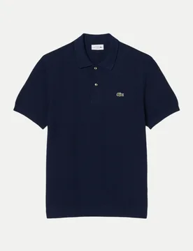 Lacoste Strick Poloshirt Blau S - Lacoste - FashionsVida