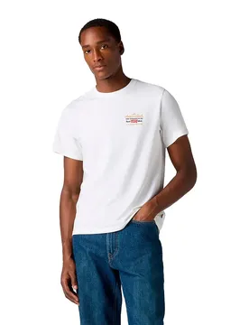 T-shirt à Manches Courtes Relaxed Fit White Plus M