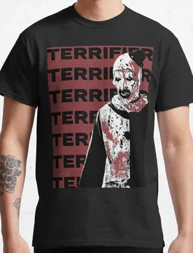 Art the clown Terrifier Appreciation Society Horror movie halloween scary killer clown printed t shirt plus size men's clothing - Aliexpress - FashionsVida