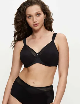 True Shape Sensation Non Padded Underwired Minimiser Bra C-G Black female - Triumph - FashionsVida