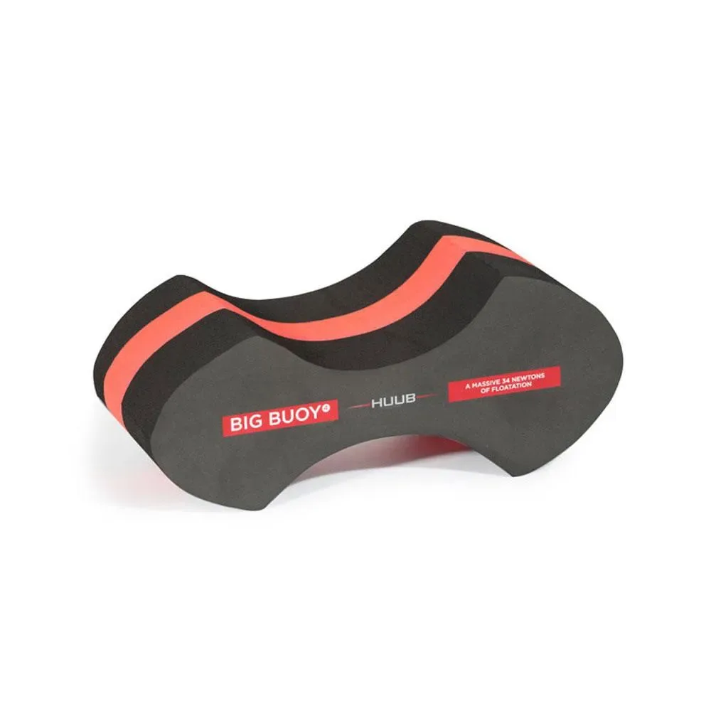 Big Buoy Pull Buoy Black / Red One Size unisex - HUUB - FashionsVida