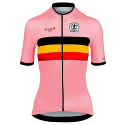 Maglia A Maniche Corte Icon Official Belgian Cycling Belgian Cycling Think Pink