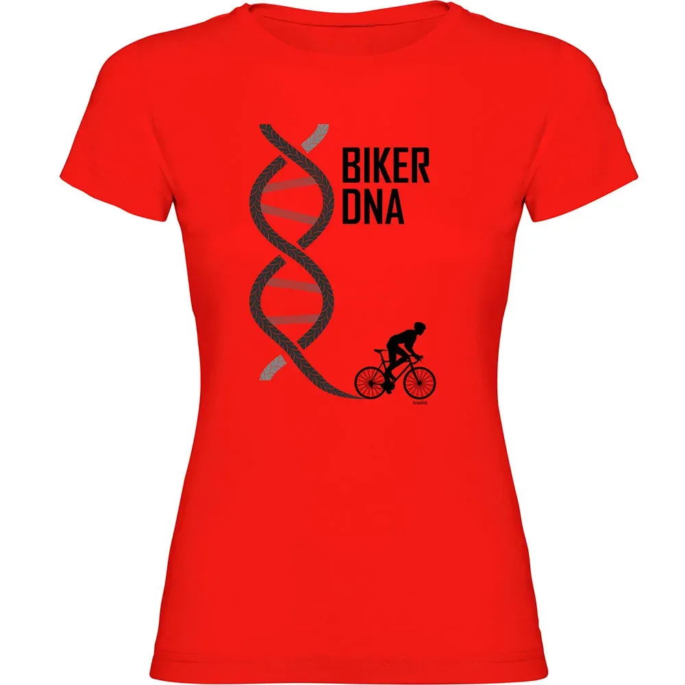 Maglietta A Maniche Corte Biker Dna Red - Kruskis - FashionsVida