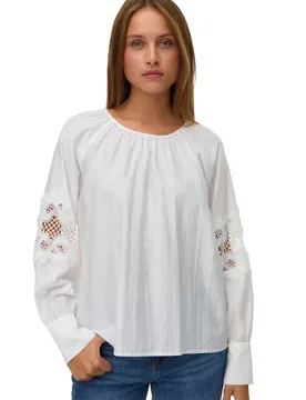 Blusa A Maniche Lunghe Indira Cloud Dancer XL - Vero moda - FashionsVida