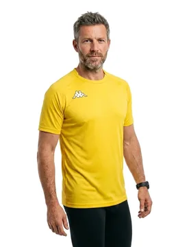 T-shirt à Manches Courtes Telese Yellow Chrome 2XL - Kappa - FashionsVida