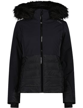 Woman jacket zip hood chaqueta esquí mujer Negro (38)