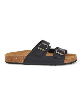 Ciabatta Nero in vera pelle 101 44