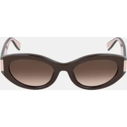 Gafa de sol de mujer ovalada en acetato con lente degradada