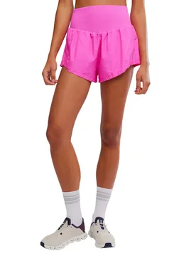 Carpe Diem High Waisted Shorts Bright Pink female - FP Movement - FashionsVida