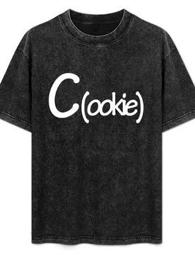 C is for Cookie T-Shirt Plus Size Basic Short Sleeve Top - Aliexpress - FashionsVida