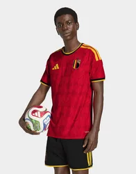 Mens Maglia Home Authentic Belgio 26 - Rosso, rosso rosso Uomo taglia S