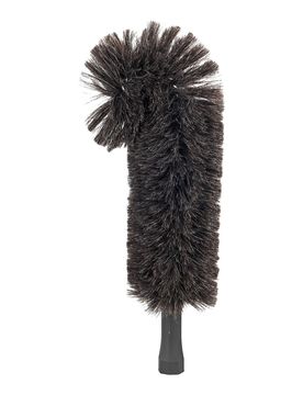 Ziegenhaar-Staubwedel grau schwarz
