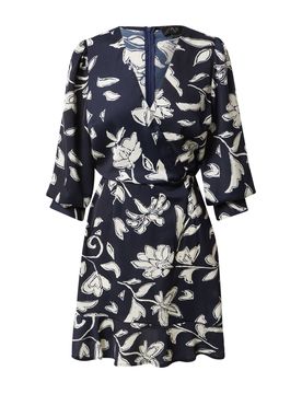 AX Paris Vestido beige / navy
