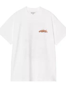 S/S Wiptopia II T-Shirt - T-Shirt-kurzarm - weiss - Herren - Size: M - Carhartt WIP - FashionsVida