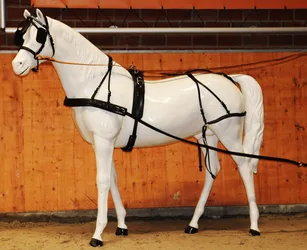 Manski Einspänner Geschirr FREETIME black/black PONY