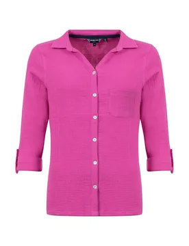 Weird Fish Suria Double Cloth Shirt Size 22 - holiday-shop holiday-shop womens-summer-shop offers all-offers offers womens-offers sale all-sale sale w - Gerbera - FashionsVida
