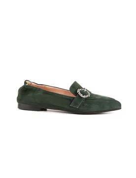 Mocassini verde scuro 39 - DIRNDL & BUA - FashionsVida