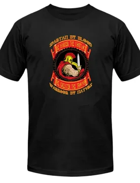 Spartan By Blood, Warrior By Nature T-Shirt New 100% Cotton O-Neck Short Sleeve Summer Casual Mens T-shirt Size S-3XL - Aliexpress - FashionsVida