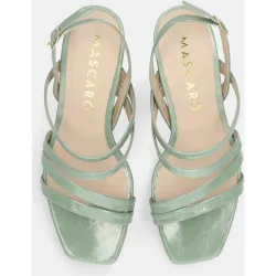 Sandalias de tacón Mandy de mujer en charol