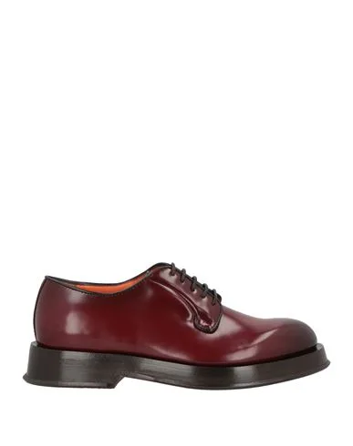 Zapatos de cordones Hombre Burdeos 39 Hombre - Santoni - FashionsVida