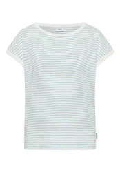 TOS Striped Turn-Up Shirt female