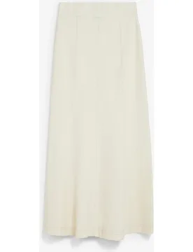 Falda de punto midi con cintura elástica - Scalpers - FashionsVida