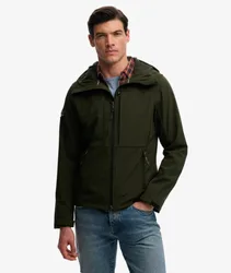 Superdry Herren Softshell Trekker Jacke mit Kapuze Green - Größe: Xxxl
