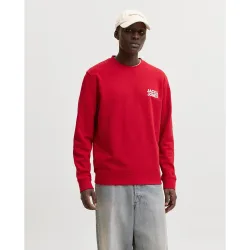Jack & Jones - Sudadera de hombre cuello redondo con logo lateral