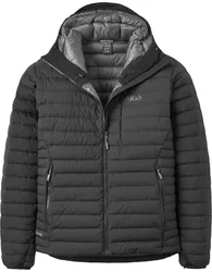 Doudoune coupe-vent en duvet - Microlight Windstopper Hoody Black - Taille XL - Noir