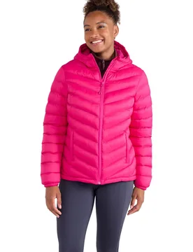 Women's Seasons Padded Winter Jacket Water Resistant in Bright Pink Size: 24 - Bright Pink - Size: 24 - Mountain Warehouse - FashionsVida