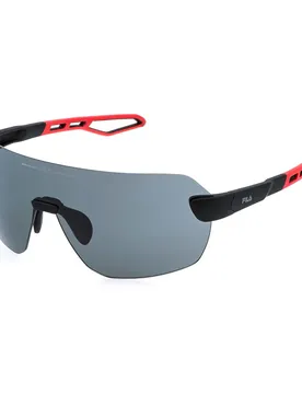 Occhiali Da Sole Sfia06 Square Matt Black Brown Multilayer Red/CAT2