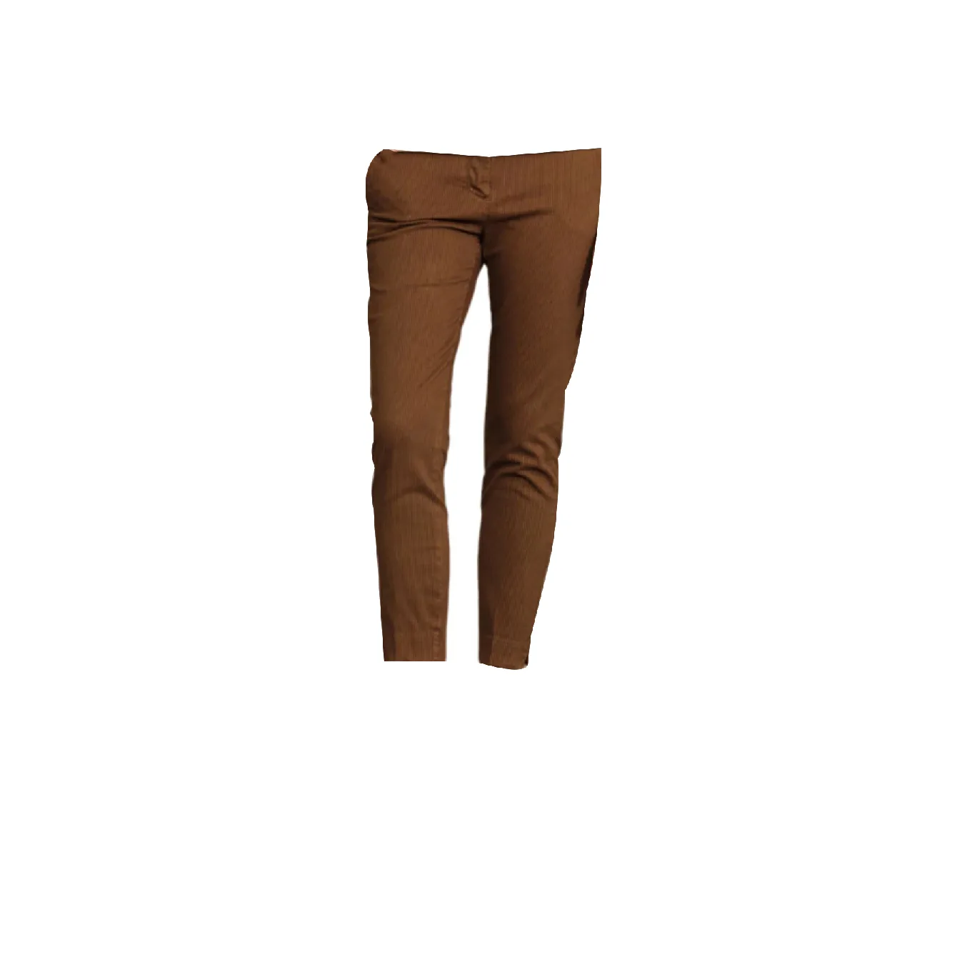 Pantalone Con Spacchetto Cammello 18405 - WHITE WISE - FashionsVida