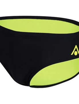 Essential Swimming Brief Black / Yellow FR 80 Men - Aquasphere - FashionsVida