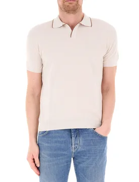 Polo in cotone AVORIO 48 - Gran Sasso - FashionsVida