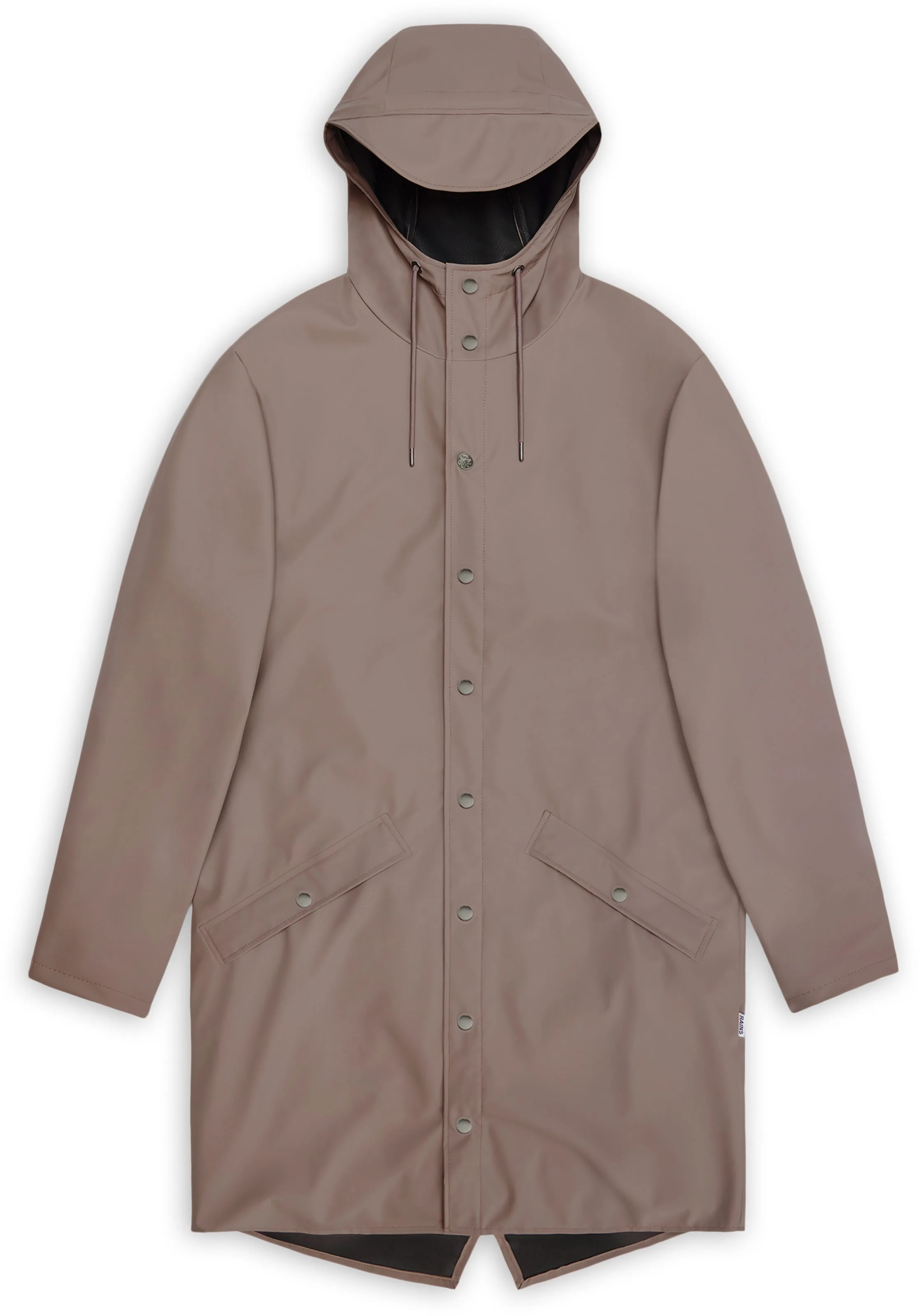 Veste longue imperméable - Long Jacket W3 Cinder - Taille XS - Beige - Rains - FashionsVida