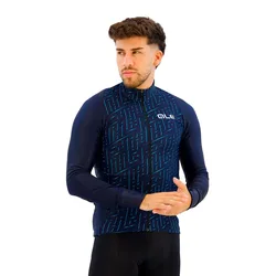 Maglia A Maniche Lunghe Green Bolt Navy Blue / Turquoise