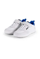 Sneakers Bianche Con Strappo In Velcro Rega Kids 33