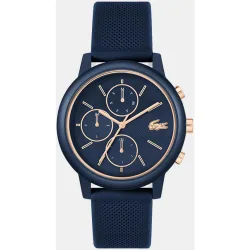 Reloj de hombre 12.12. Move de silicona azul