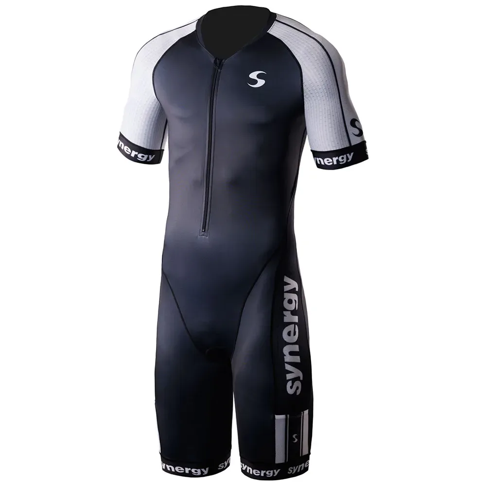 Trisuit A Maniche Corte Elite Salt & Pepper XL - Synergy - FashionsVida